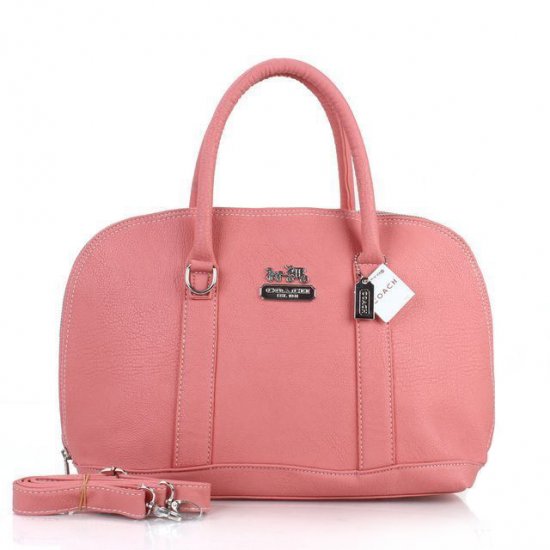 Coach Madison Logo Medium Pink Satchels ETF - Click Image to Close